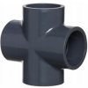 PVC tvarovka - Kríž 90 ° 32 mm, 4x lepený spoj PVC tvarovka - Kríž 90 ° 32 mm, 4x lepený spoj