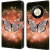 Peňaženkové 3D puzdro Shockproof na Honor Magic6 Lite - Kryštálový motýľ Peňaženkové 3D puzdro Shockproof na Honor Magic6 Lite - Kryštálový motýľ