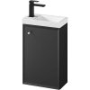 CERSANIT Skrinka s umývadlom MILOS 40 čierna matná S801-569 CERSANIT Skrinka s umývadlom MILOS 40 čierna matná S801-569