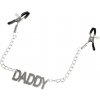 LateToBed Daddy - klieštiky na bradavky - strieborné LateToBed Daddy - klieštiky na bradavky - strieborné