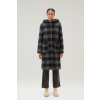 KABÁT WOOLRICH HOODED LONG GENTRY COAT BLACK BUFFALO KABÁT WOOLRICH HOODED LONG GENTRY COAT BLACK BUFFALO