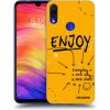 Picasee silikónový čierny obal pre Xiaomi Redmi Note 7 - Enjoy Picasee silikónový čierny obal pre Xiaomi Redmi Note 7 - Enjoy