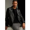 BUNDA KARL LAGERFELD LEATHER BIKER JACKET BLACK BUNDA KARL LAGERFELD LEATHER BIKER JACKET BLACK