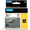 DYMO Plochá zmršťovacia bužírka 9 mm x 1,5 m, čierna/biela DYMO Plochá zmršťovacia bužírka 9 mm x 1,5 m, čierna/biela