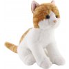 Mačka hrdzavo-biela sediaca 20 cm