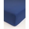 MKLozkoviny.sk Jersey plachta s elastanom Deluxe 90 × 200 cm – tmavo modrá MKLozkoviny.sk Jersey plachta s elastanom Deluxe 90 × 200 cm – tmavo modrá