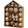 Gule MagicHome Vianoce, sada, 32 ks, bronzové, mix, na vianočný stromček Gule MagicHome Vianoce, sada, 32 ks, bronzové, mix, na vianočný stromček