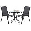 Balkónová nábytková súprava - čierna 62319 SAD5895 Balkónová nábytková súprava - čierna 62319 SAD5895