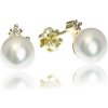 GOLDIE Zlaté náušnice so sladkovodnou perlou LEA1057.PA GOLDIE Zlaté náušnice so sladkovodnou perlou LEA1057.PA