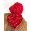 Darček pre ženy - Flower box srdce plyšové red 2 Darček pre ženy - Flower box srdce plyšové red 2