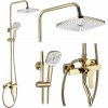 Rea Argus, sprchový set s vaňovou výlevkou, zlatá lesklá, REA-P7840 Rea Argus, sprchový set s vaňovou výlevkou, zlatá lesklá, REA-P7840