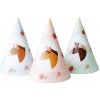 PartyDeco Čiapočky papierové Koník 6 ks 16 cm, mix PartyDeco Čiapočky papierové Koník 6 ks 16 cm, mix