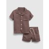 GAP Baby outfit bavlnený set Hnedá 12-18M Hnedá Hnedá GAP Baby outfit bavlnený set Hnedá 12-18M Hnedá Hnedá