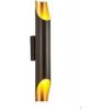 Abigali Straight nástenná lampa 2x40 W čierna-zlatá KGDE14 Abigali Straight nástenná lampa 2x40 W čierna-zlatá KGDE14