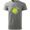 Tenisová loptička v triku - Klasické pánske tričko vyššej gramáže - 4XL ( Tmavosivý melír ) Tenisová loptička v triku - Klasické pánske tričko vyššej gramáže - 4XL ( Tmavosivý melír )