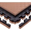 Puzzle tatami podložka inSPORTline Malmeida 100x100x4 cm mocha mousse-čierna, vzor 5 prúžkov Puzzle tatami podložka inSPORTline Malmeida 100x100x4 cm mocha mousse-čierna, vzor 5 prúžkov