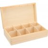 ČistéDrevo Drevená krabička na čaj (8 priehradiek) ČistéDrevo Drevená krabička na čaj (8 priehradiek)