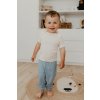 Detské tričko s krátkym rukávom Cosilana krémove