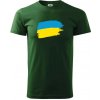 Ukrajina vlajka - Klasické pánske tričko vyššej gramáže - L ( Fľaškovozelená ) Ukrajina vlajka - Klasické pánske tričko vyššej gramáže - L ( Fľaškovozelená )