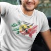 Tričko s potlačou ABARTH Pánsky Biela XS Tričko s potlačou ABARTH Pánsky Biela XS