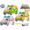 Kids Globe Traffic ambulancia SK 14 cm kov spätný chod na batérie svetlo a zvuk Kids Globe Traffic ambulancia SK 14 cm kov spätný chod na batérie svetlo a zvuk