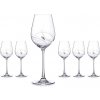 Swarovski Diamante poháre na biele víno Atlantis Epitome s kryštálmi 6 x 400 ml