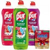 Pur Tekutý prostriedok na umývanie riadu mix 3 x 750 ml