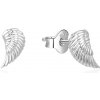 Beneto Krásne strieborné náušnice Anjelské krídla AGUP728L Beneto Krásne strieborné náušnice Anjelské krídla AGUP728L