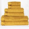 Matějovský Bambusový uterák Luna medovo žltá 50x100cm, Medovo žltá