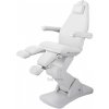 Pedikérske/podologické kreslo elektrické BARON E3 - biela, PVC v lekárskej kvalite Pedikérske/podologické kreslo elektrické BARON E3 - biela, PVC v lekárskej kvalite