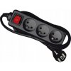 Predlžovací Kábel do zásuvky Vorel 1,5 m 3 ks zásuviek, čierny Predlžovací Kábel do zásuvky Vorel 1,5 m 3 ks zásuviek, čierny