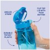 Sistema Fľaša so slamkou Hydrate Quick Flip Top 520 ml, modrá Sistema Fľaša so slamkou Hydrate Quick Flip Top 520 ml, modrá