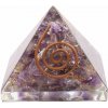 Nefertitis Orgonit pyramída s ametystom NF4668 - 4 x 4 cm Nefertitis Orgonit pyramída s ametystom NF4668 - 4 x 4 cm