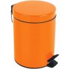 Spirella pedálový odpadkový kôš Sydney, oranžový, oceľ, 3 l
