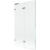 Mexen Lunar L vaňová zástena 2-krídlová ľavá 100 x 150 cm, transparentná, chróm - 897L-100-100-01-00-L Mexen Lunar L vaňová zástena 2-krídlová ľavá 100 x 150 cm, transparentná, chróm - 897L-100-100-01-00-L