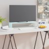 TV stolek / podstavec na monitor sklo zelený 60 x 25 x 11 cm Green 244143 TV stolek / podstavec na monitor sklo zelený 60 x 25 x 11 cm Green 244143