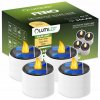 4x Solárna LED lampa Tea-Light Plameň Malá sviečka 4x Solárna LED lampa Tea-Light Plameň Malá sviečka