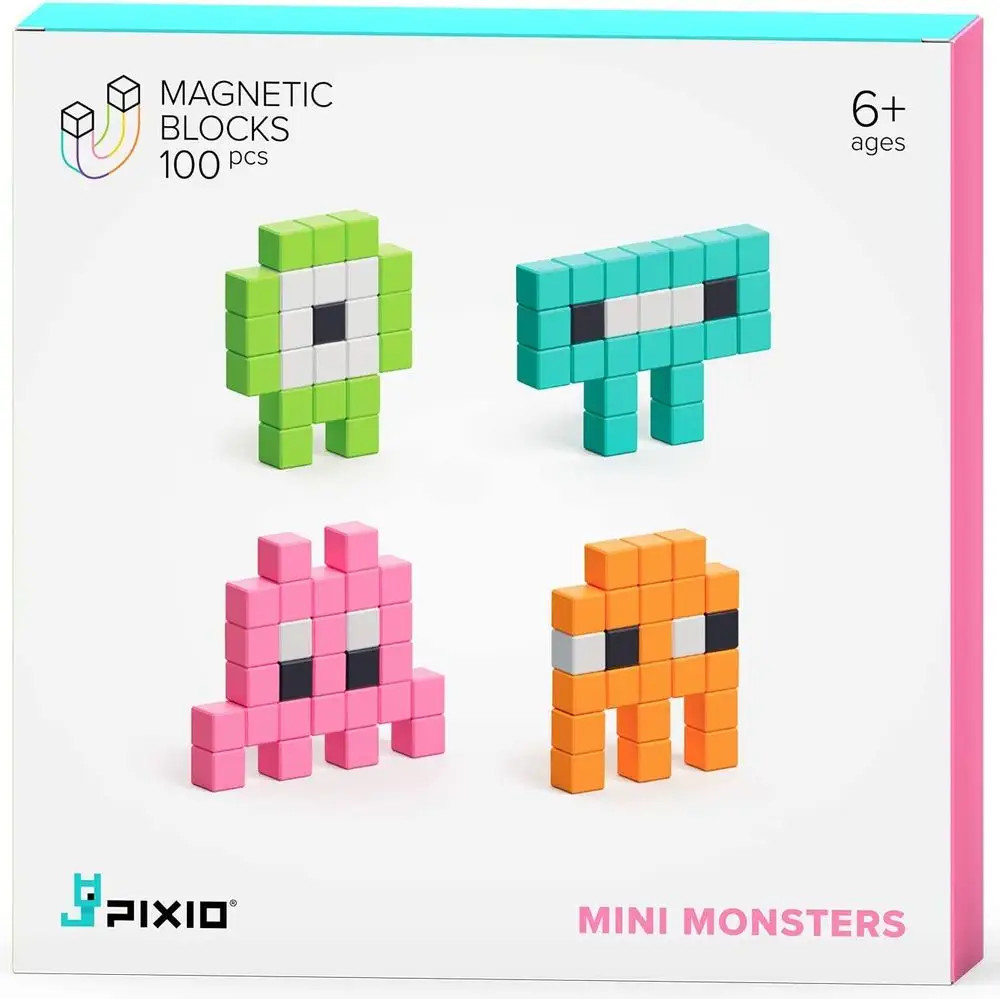 Pixio Magnetická stavebnica Mini Monsters