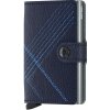 Luxusná kožená peňaženka SECRID Miniwallet Stitch Linea Navy modrá s ozdobným prešívaním Luxusná kožená peňaženka SECRID Miniwallet Stitch Linea Navy modrá s ozdobným prešívaním