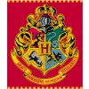 E pus M Deka coral fleece Harry Potter motív erb Hogwarts