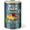 Wild Farm Superfood Beef 400g krmivo pre psov bez obilnín Wild Farm Superfood Beef 400g krmivo pre psov bez obilnín