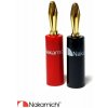 Nakamichi Banana Plugs N0533 (Reproduktorové banánové (konektory) s novo vyvinutým pružným systémom (pár)) Nakamichi Banana Plugs N0533 (Reproduktorové banánové (konektory) s novo vyvinutým pružným systémom (pár))