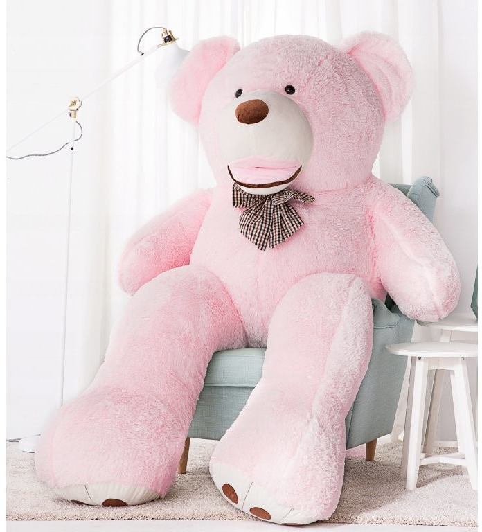 Majlo Toys medveď Maty XXL ružový 190 cm