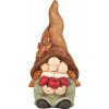 MagicHome Dekorácia MagicHome, Trpaslík - dievčatko s jablkami, 11x9,5x22,5 cm MagicHome Dekorácia MagicHome, Trpaslík - dievčatko s jablkami, 11x9,5x22,5 cm