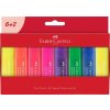 Faber Castell Zvýrazňovač Superfluo 6+2 Faber Castell Zvýrazňovač Superfluo 6+2