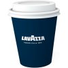 Lavazza papierový kelímok s viečkom na kávu modrý 80 ml Lavazza papierový kelímok s viečkom na kávu modrý 80 ml