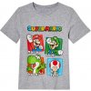 Fashionkids Chlapčenské tričko Super Mario s potlačou postavičiek Farba: Sivá, Veľkosť: 98/104 Fashionkids Chlapčenské tričko Super Mario s potlačou postavičiek Farba: Sivá, Veľkosť: 98/104