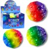 Penená loptička s jamkami 10 cm – farebná Penená loptička s jamkami 10 cm – farebná