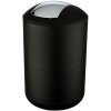Wenko | WENKO 21212100 - Kôš BRASIL 19,5x31 cm čierny/lesklý chróm | WE0095 Wenko | WENKO 21212100 - Kôš BRASIL 19,5x31 cm čierny/lesklý chróm | WE0095