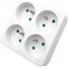 Solight P108 Rozbočovač, 4 x 10A, biely Solight P108 Rozbočovač, 4 x 10A, biely